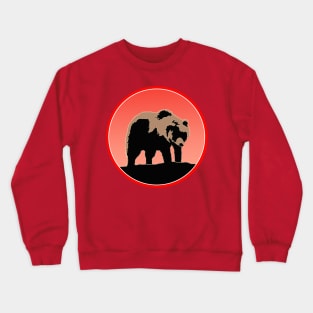 Grizzly Bear at Sunset Crewneck Sweatshirt